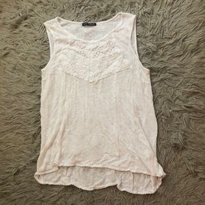 Lacy White Tank Cable&Gauge